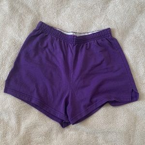 Purple soffe shorts